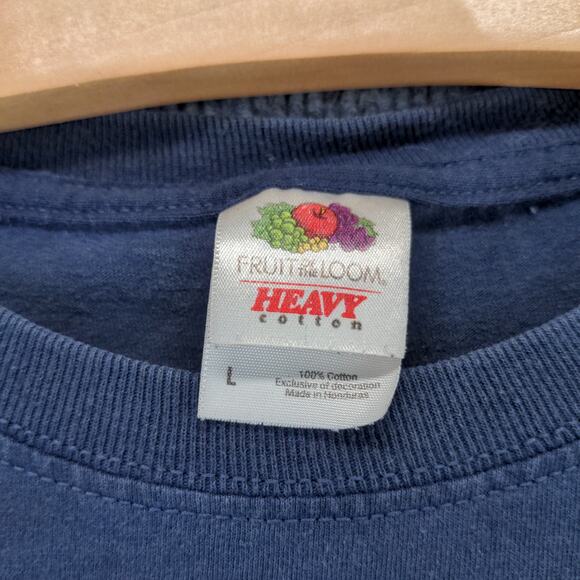 FedEx Federal Express March of Dimes T Shirt Size L Blue Double Sided Graphic - Picture 10 of 10